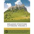 Mlanges D'Histoire Littraire, Volume 2