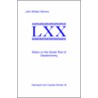 Notes on the Greek Text of Deuteronomy door John William Wevers