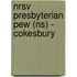 Nrsv Presbyterian Pew (Ns) - Cokesbury