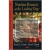 Nutrition Research At The Leading Edge door Russell E. Cassady