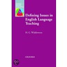 Oal: Defining Issues In Eng Lang Teach door Henry Widdowson