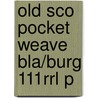 Old Sco Pocket Weave Bla/burg 111rrl P by Unknown