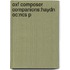 Oxf Composer Companions:haydn Oc:ncs P