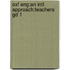 Oxf Eng:an Intl Approach:teachers Gd 1
