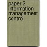 Paper 2 Information Management Control door Onbekend