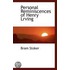 Personal Reminiscences Of Henry Lrving