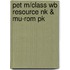 Pet M/class Wb Resource Nk & Mu-rom Pk