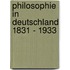 Philosophie in Deutschland 1831 - 1933