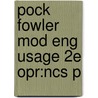 Pock Fowler Mod Eng Usage 2e Opr:ncs P door Robbie Allen