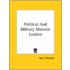 Political And Military Masonic Leaders