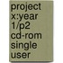 Project X:year 1/p2 Cd-rom Single User
