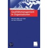 Qualitätsmanagement in Organisationen by Unknown