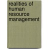 Realities Of Human Resource Management door Keith Sisson