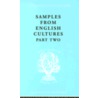 Samples from English Cultures Part Two door Joe Klein