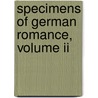 Specimens Of German Romance, Volume Ii door George Soane