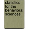 Statistics for the Behavioral Sciences by Thorne