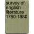 Survey Of English Literature 1780-1880