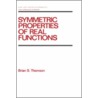 Symmetric Properties Of Real Functions door Brian Thomson