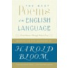 The Best Poems of the English Language by Professor Harold Bloom