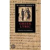 The Cambridge Companion to Greek Lyric door Onbekend