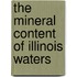 The Mineral Content Of Illinois Waters