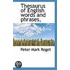 Thesaurus Of English Words And Phrases