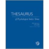 Thesaurus Of Psychological Index Terms by Lisa A. Gallagher