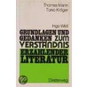 Tonio Kröger. Grundlagen und Gedanken door Thomas Mann