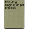 Trait  De G Ologie Et De Pal Ontologie door Hermann Credner