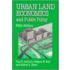 Urban Land Economics And Public Policy