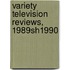 Variety Television Reviews, 1989sh1990