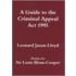 A Guide To The Criminal Appeal Act 1995