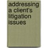 Addressing A Client's Litigation Issues