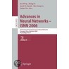 Advances In Neural Networks - Isnn 2006 door Jiahui Wang