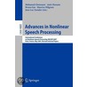 Advances In Nonlinear Speech Processing by Mohamed Chetouani