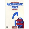An Introduction To Macroeconomic Policy door John Thompson