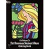 Art Nouveau Stained Glass Coloring Book