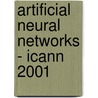 Artificial Neural Networks - Icann 2001 by Georg Dorffner