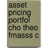 Asset Pricing Portfol Cho Theo Fmasss C