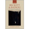 Beckett & Badiou:pathos Intermittency C by Andrew Gibson