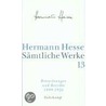 Betrachtungen und Berichte 1. 1899-1926 door Herrmann Hesse