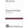 Biografie: Ein Spiel. Neue Fassung 1984 door Max Frisch