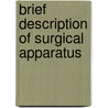 Brief Description of Surgical Apparatus door Henry Thomas Chapman