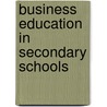 Business Education in Secondary Schools by Interior United States.