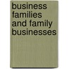 Business Families And Family Businesses door Jonathan Sutton