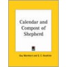 Calendar And Compost Of Shepherd (1931) by Guy Marchant