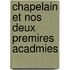 Chapelain Et Nos Deux Premires Acadmies