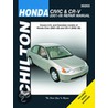 Chilton's Honda Civic & Cr-v, 2001-2006 door Robert Maddox