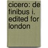 Cicero: De Finibus I. Edited For London