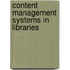 Content Management Systems in Libraries